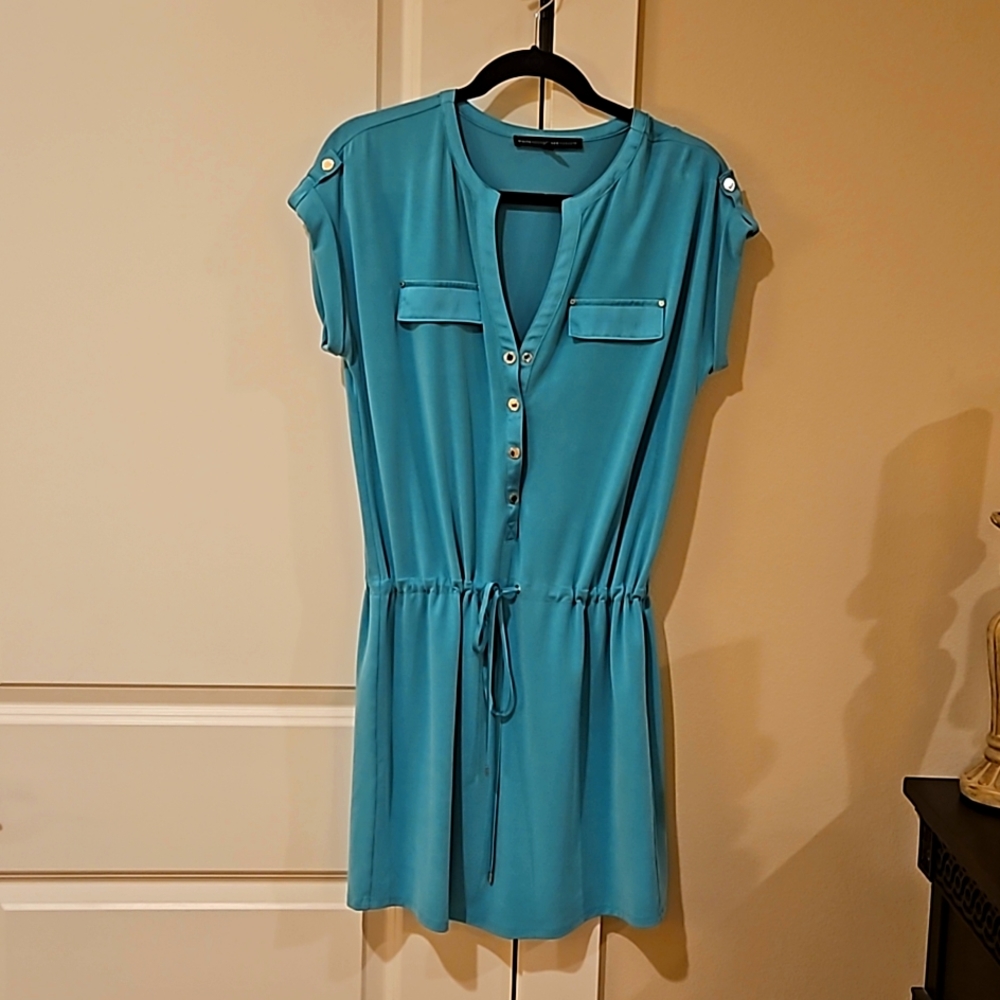Fully lined dress.